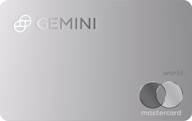 Gemini Crypto Credit Card